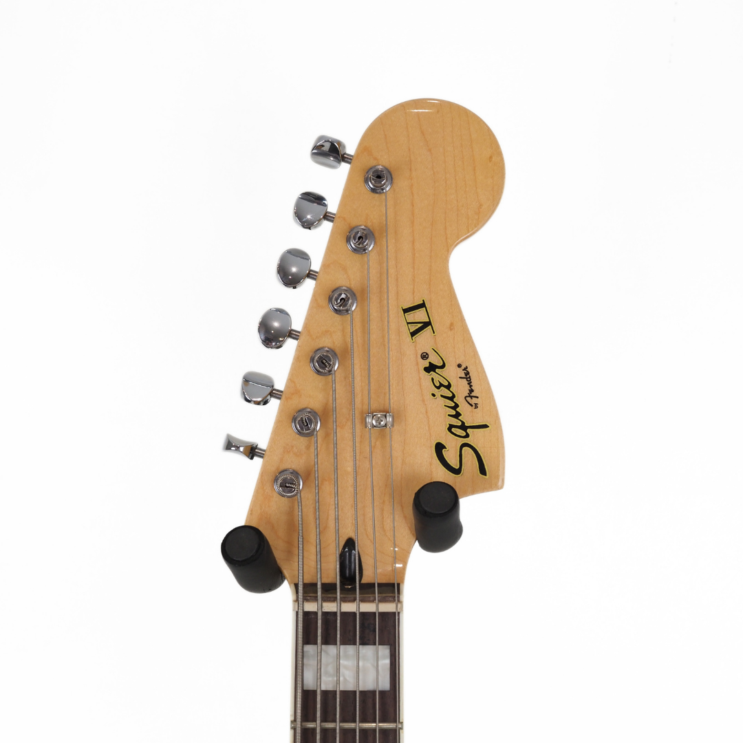 2014 Squier 'Vintage Modified' Bass VI Electric Guitar in Olympic White