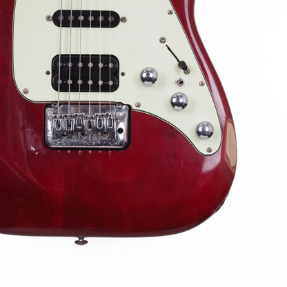 1990s Alvarez AE30TR Classic III / Classic Custom Electric Guitar in Transparent Red