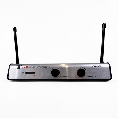 Titan Audio SN-502 UHF Dual-Channel Wireless Microphone System