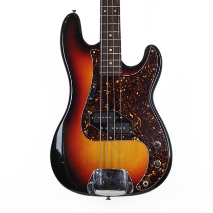 Vintage Riviera Precision-Style Electric Bass Guitar in Sunburst