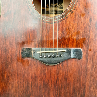 2014 Ibanez Artwood AW250ECE-RTB Acoustic-Electric Guitar