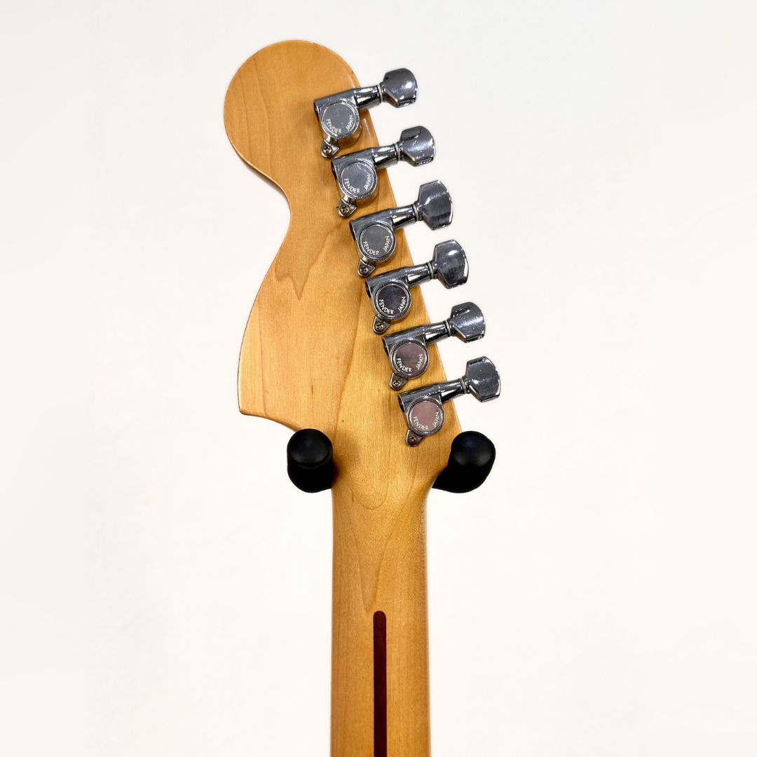 1983 Squier By Fender SQ '72 Reissue Stratocaster Electric Guitar in Gloss Black