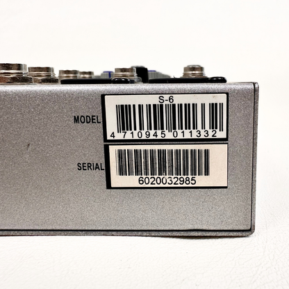 Alto Professional S-6 6-Channel Compact Analog Mixing Console