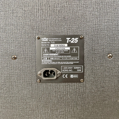 Vox T-25 Bass Combo Amplifier 25 W Solid-State, 1 × 10" + Horn Tweeter, Ceramic Cabinet