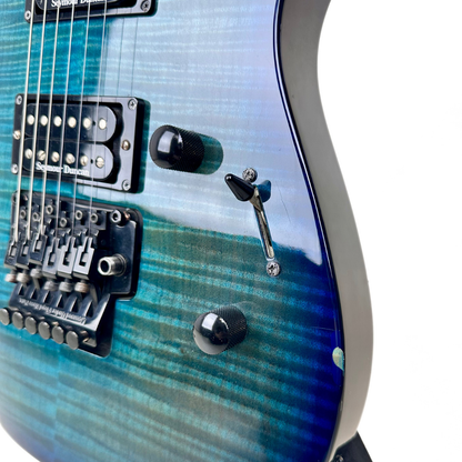 2007 Jackson DK2M Dinky Electric Guitar in Transparent Blue Burst