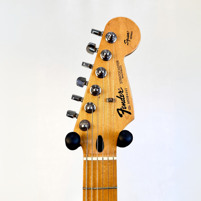 1995 Fender Squier Series Stratocaster Electric Guitar in Black