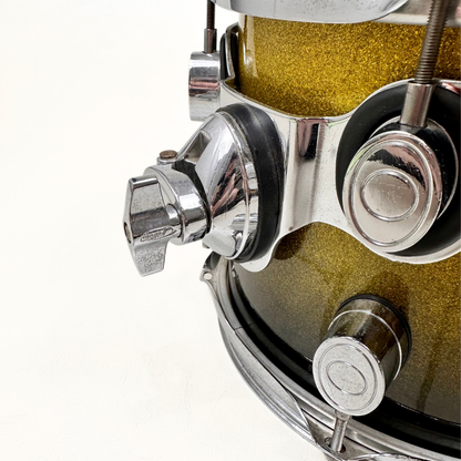 PDP X7 Series 8" x 7" Tom Drum in Gold to Black Sparkle Fade