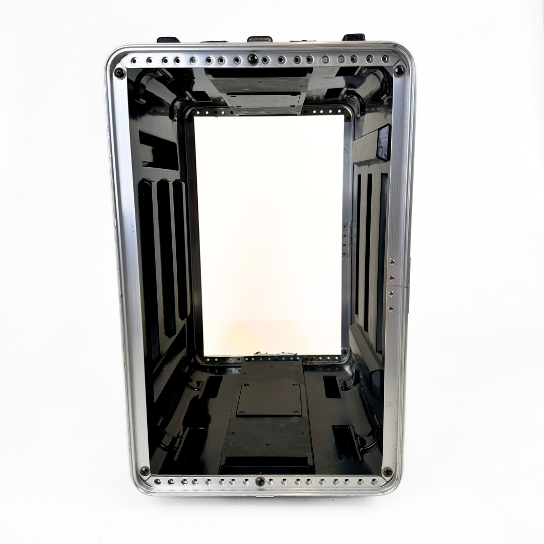 Unbranded U8 8RU Rack Mount Flight Case with Removable Lids