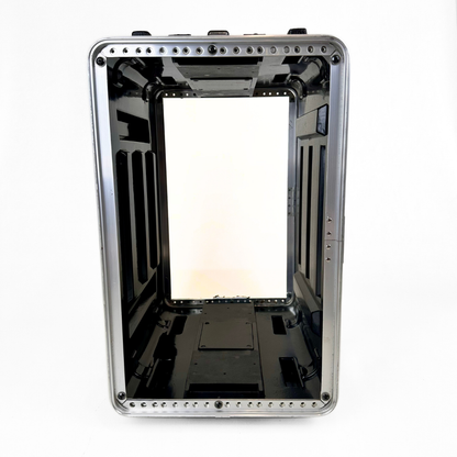 Unbranded U8 8RU Rack Mount Flight Case with Removable Lids