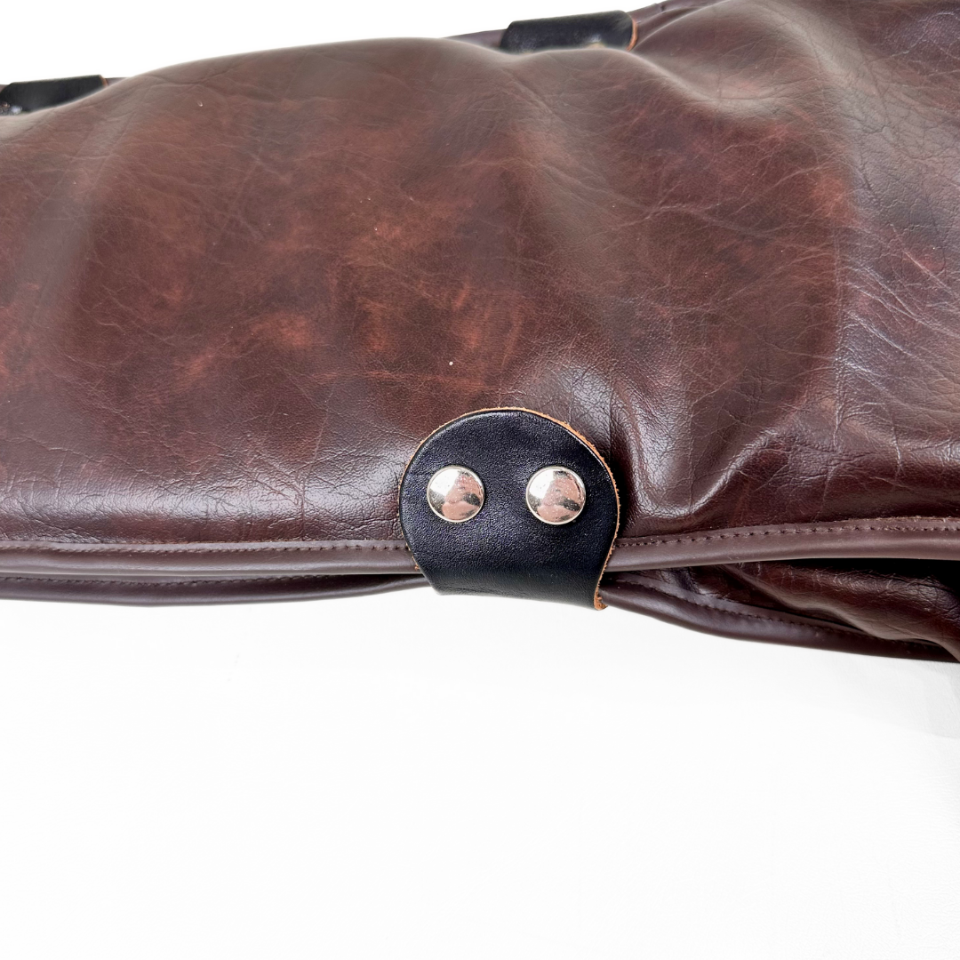 Gig Bag-Branded Japan Premium Leatherette Electric Guitar Gig Bag in Brown