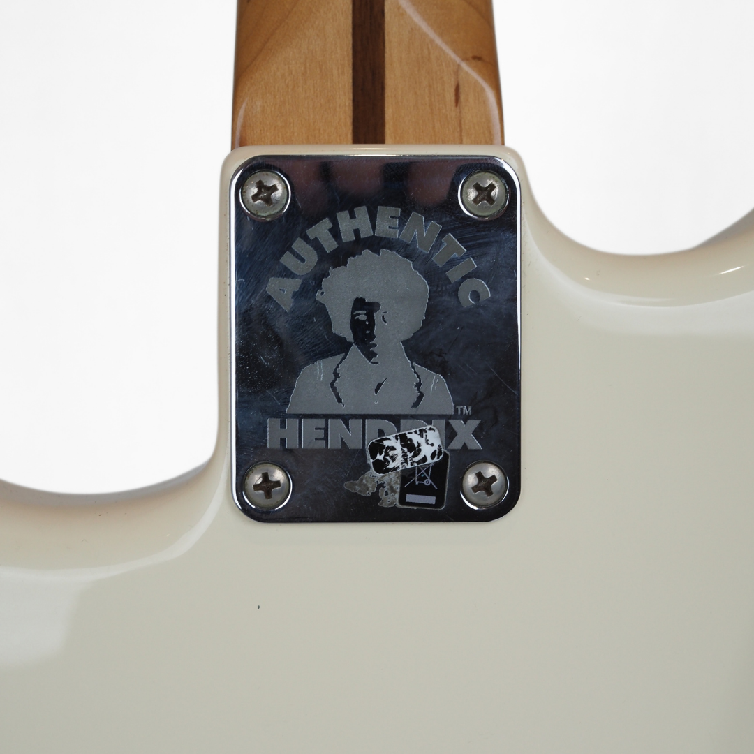 2016 Fender Jimi Hendrix Stratocaster Electric Gutiar in Olympic White