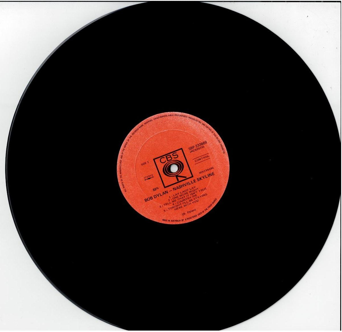 Bob Dylan – Nashville Skyline (Vinyl, LP, Album)