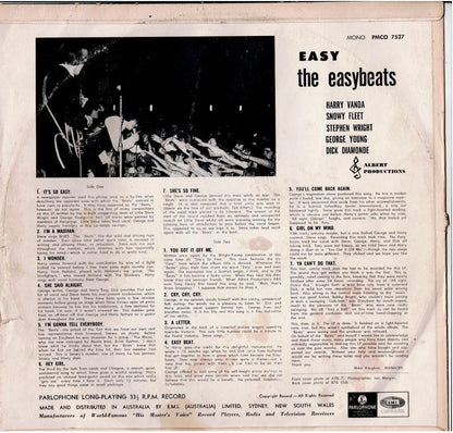 The Easybeats – Easy (Vinyl, LP, Album, Mono)