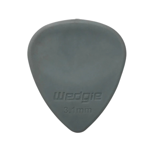 Wedgie 3.1mm Medium Rubber Pick (Single)
