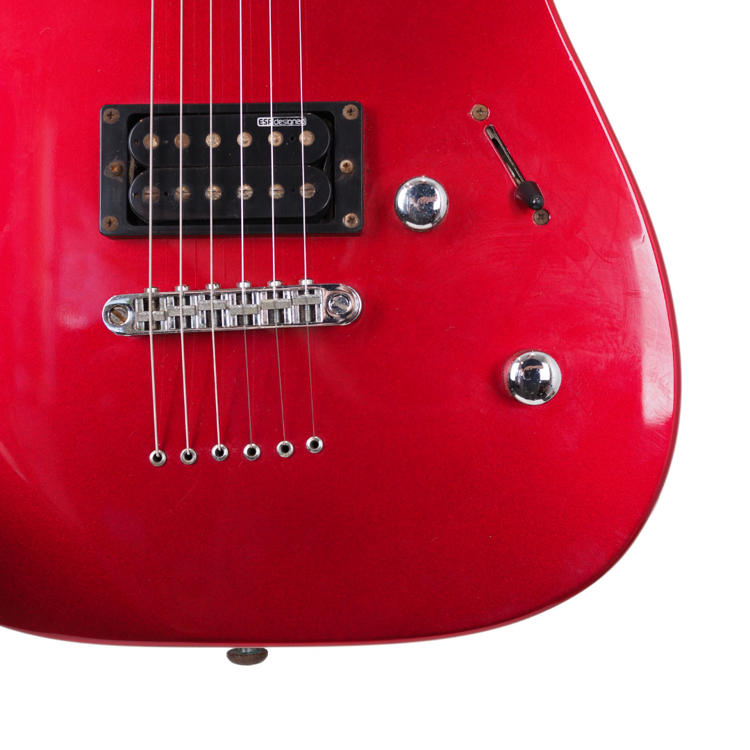 2013 LTD M-10 Super Strat-Style Electric Guitar in Candy Apple Red