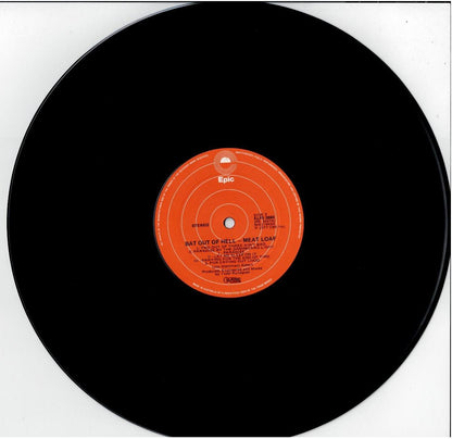 Meat Loaf – Bat Out Of Hell (Vinyl, LP, Album, Stereo, Orange Labels)