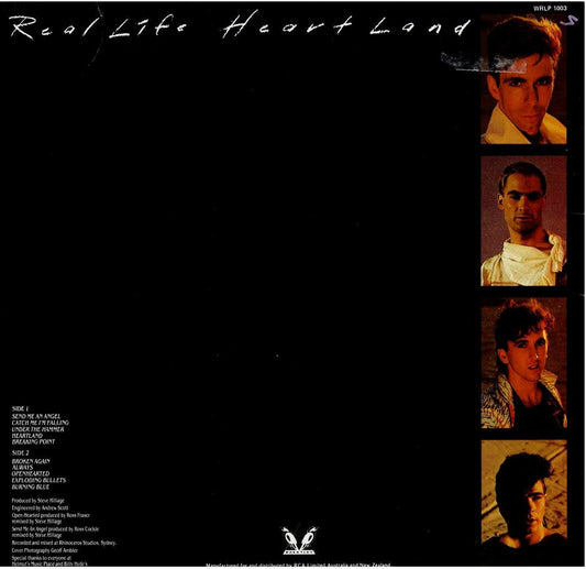 Real Life – Heart Land (Vinyl, LP, Album, Gatefold - Signed By the Band)