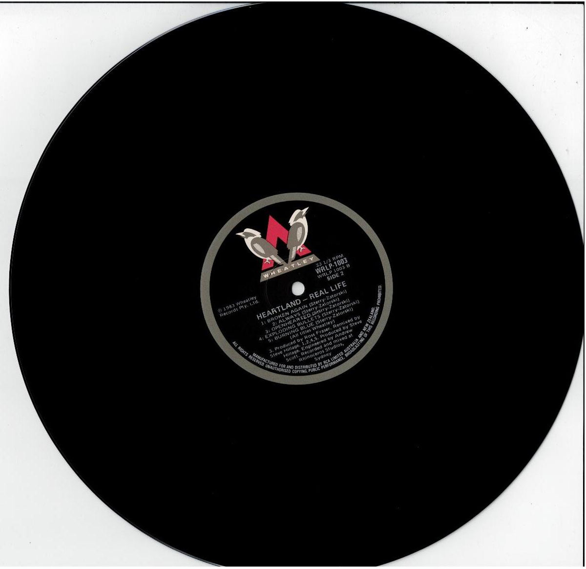 Real Life – Heart Land (Vinyl, LP, Album, Gatefold - Signed By the Band)