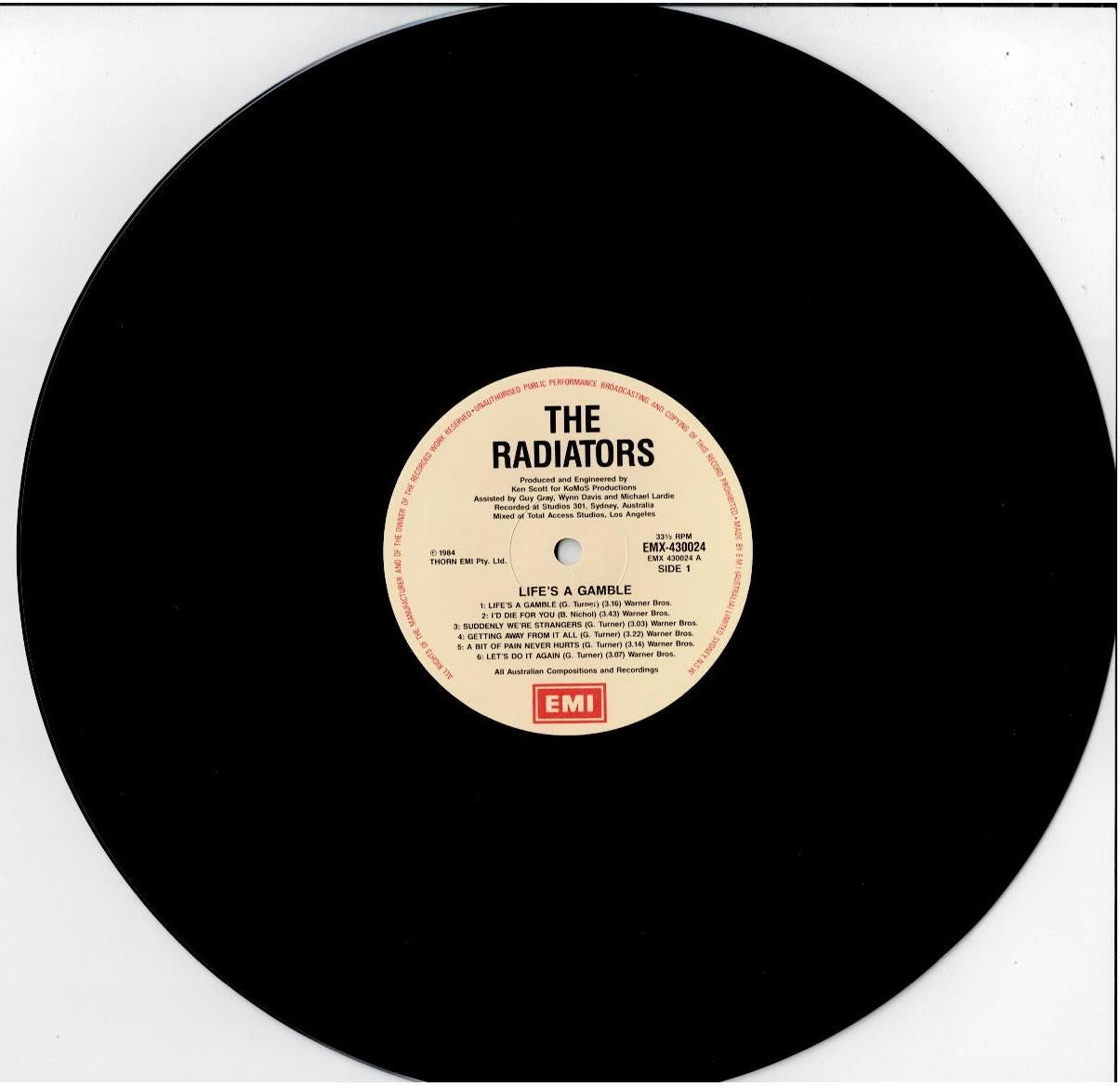 The Radiators – Life's A Gamble (Vinyl, LP, Album)