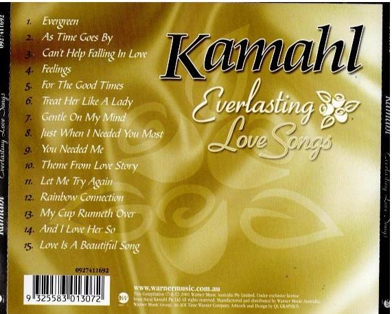 Kamahl – Everlasting Love Songs (CD, Album, Compilation, Stereo)
