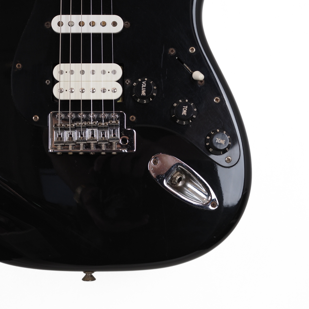 2007 Fender MIM Standard Strat HSS Electric Guitar in Black