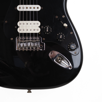 2007 Fender MIM Standard Strat HSS Electric Guitar in Black