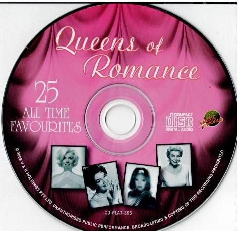 Various – Queens Of Romance (CD, Compilation)