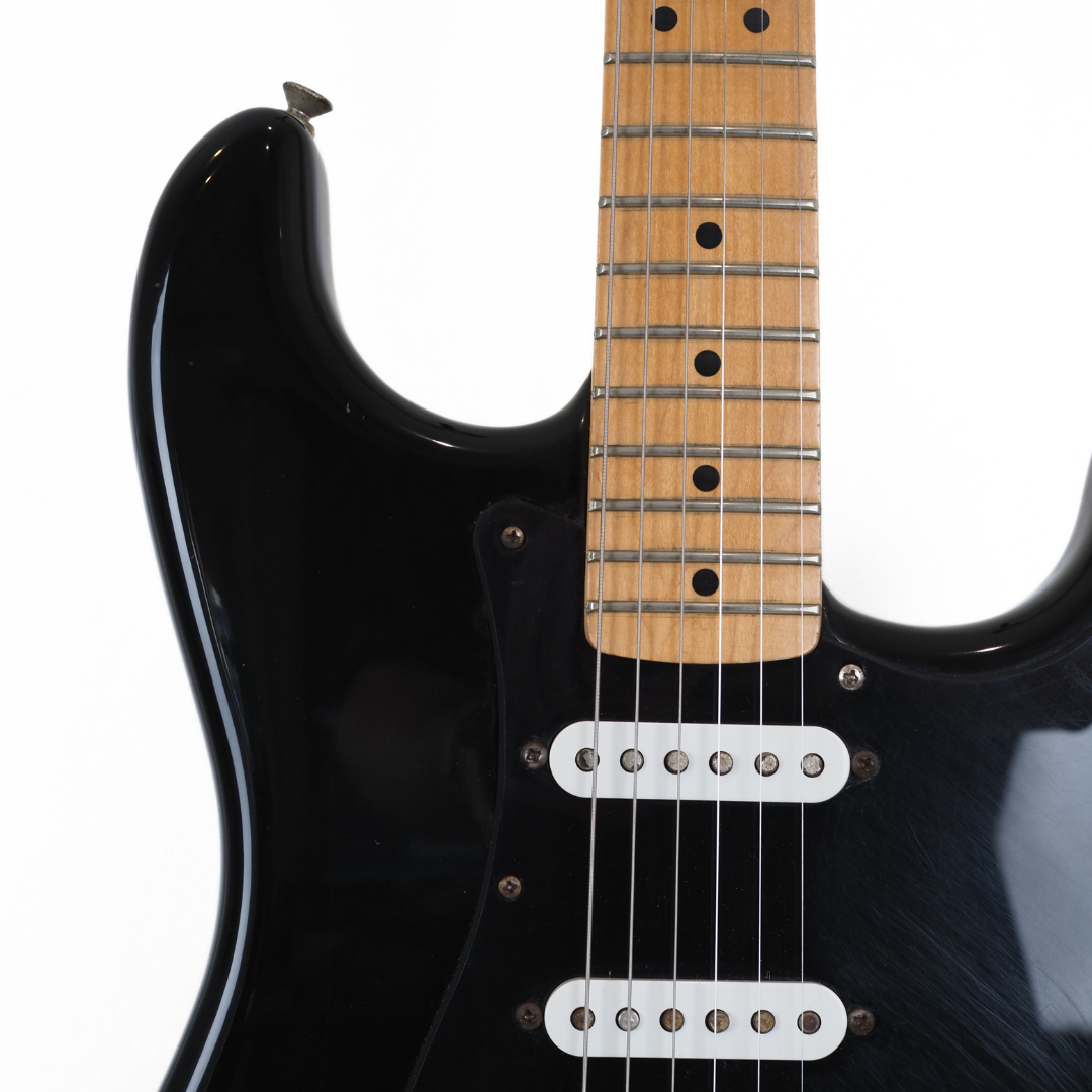 2007 Fender MIM Standard Strat HSS Electric Guitar in Black