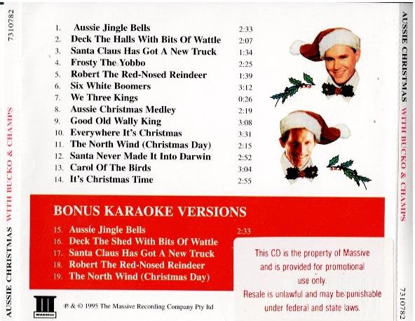 Bucko & Champs – Aussie Christmas With Bucko & Champs (CD, Album)