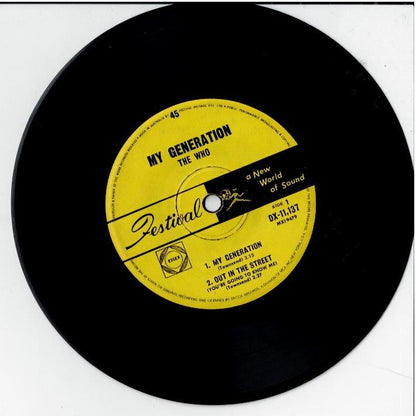 The Who – My Generation (Vinyl, 7", EP, Mono)