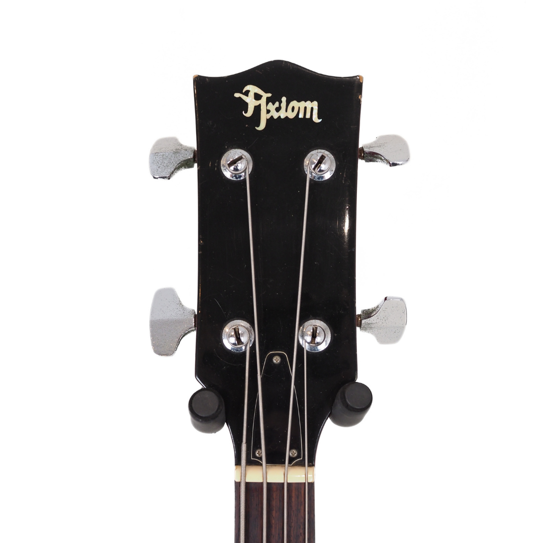 1976 Axiom SG-Style MIJ Short-Scale Electric Bass Guitar in Transparent Cherry