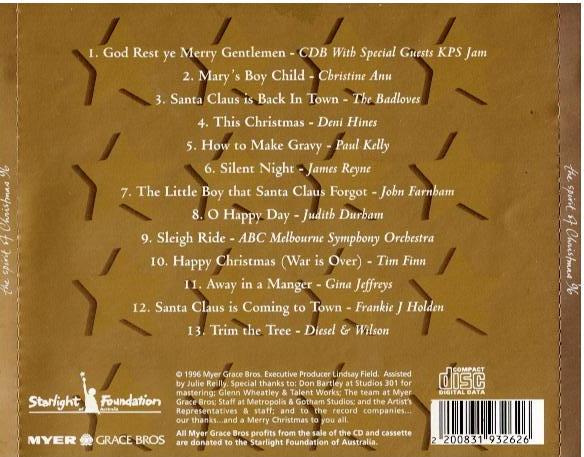 Various – The Spirit Of Christmas '96 (CD, Compilation, Gold Disc)