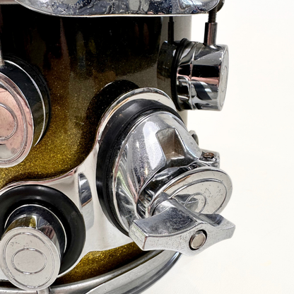 PDP X7 Series 8" x 7" Tom Drum in Gold to Black Sparkle Fade