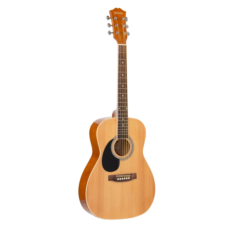 Redding RED50LH Left-Handed Dreadnought Acoustic Guitar Natural Finish