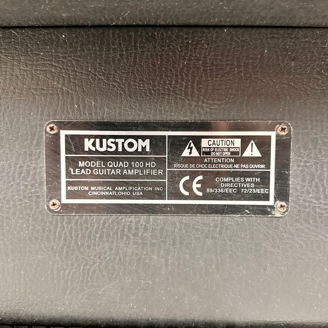 Kustom Quad 100 HD Guitar Amplifier Head