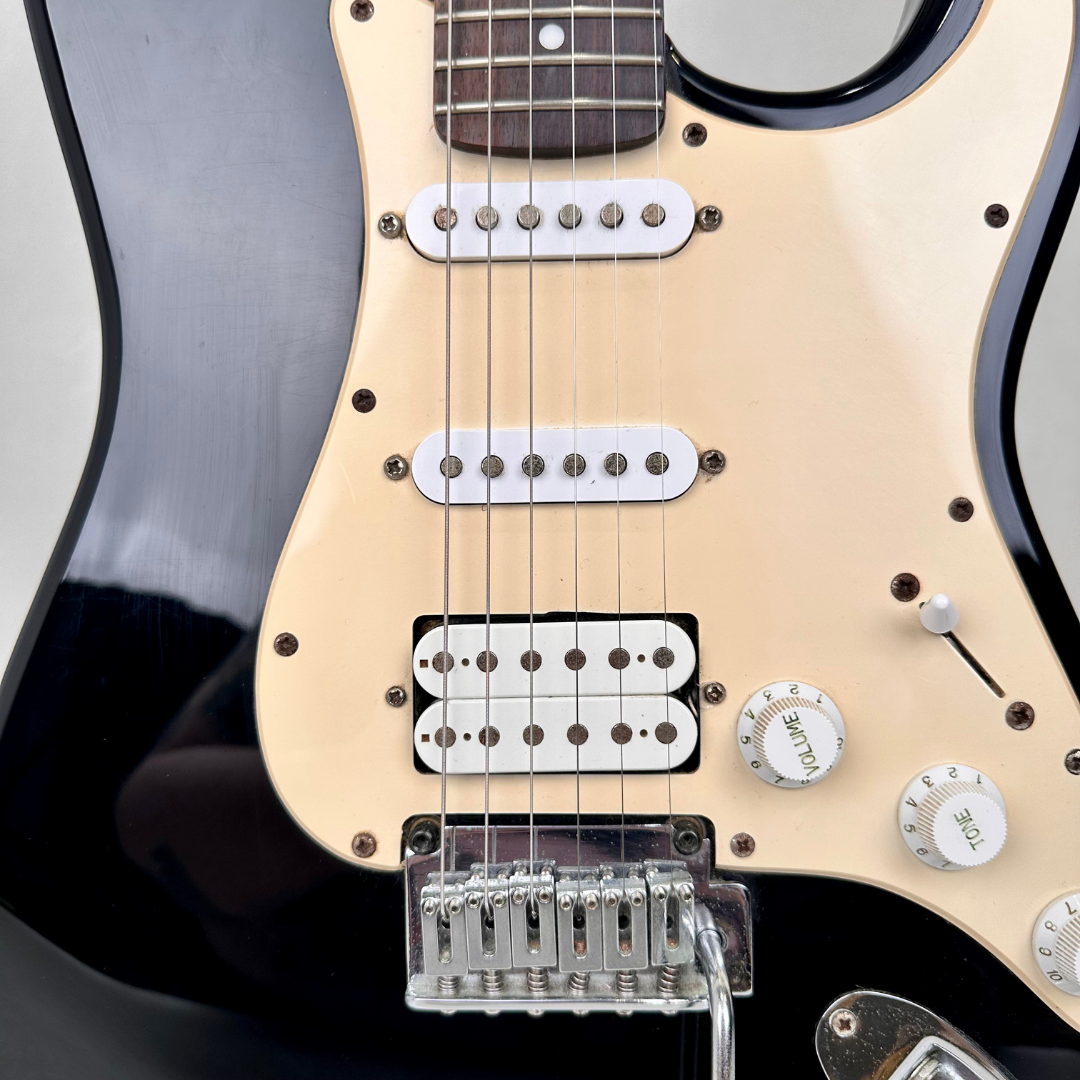 2006 Cort G Series Stratocaster-Style Electric Guitar in Gloss Black