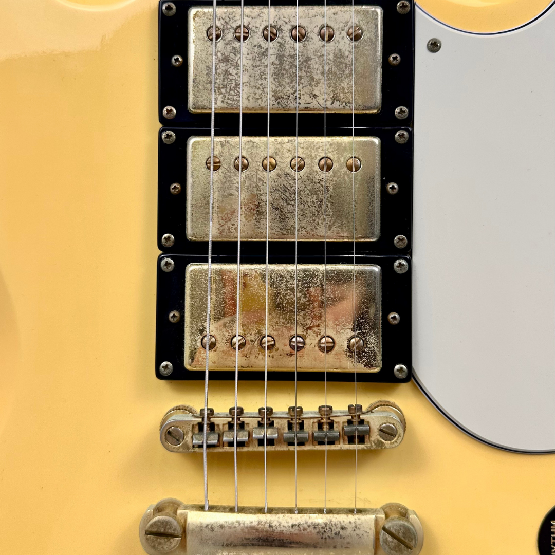 2010 Epiphone SG '61 Reissue Les Paul Custom Electric Guitar in Ivory