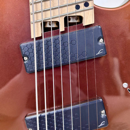 Legator Ninja N8FS-RCS 8-String, Fanned/Fanned-Fret Multi-Scale Electric Guitar in Red Colour Shift Finish