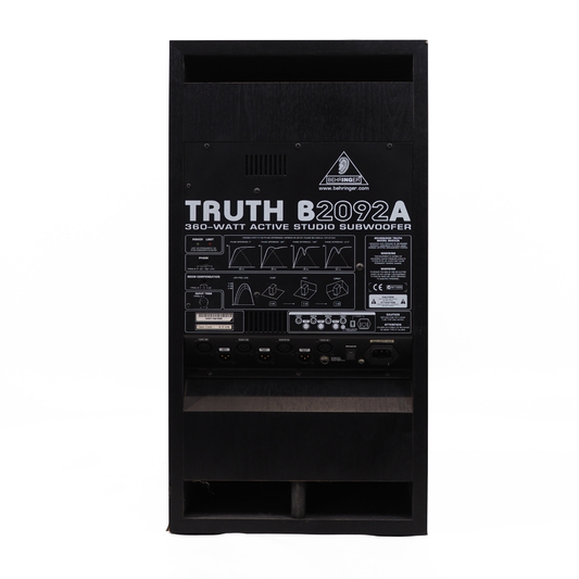 Behringer B2092A Active Studio Subwoofer (360 Watts)