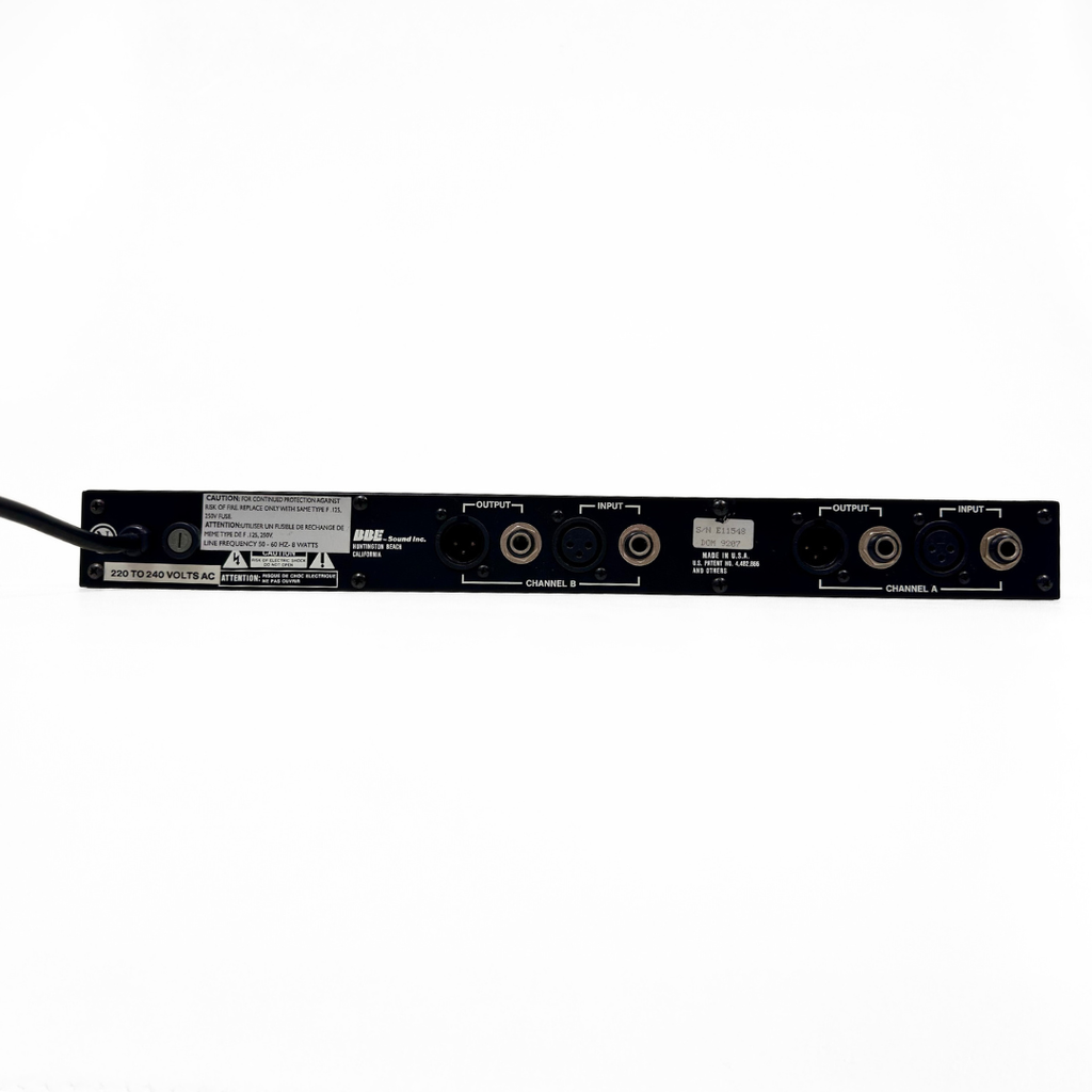 BBE 822A Sonic Maximizer Audio Processor Rack Mounted Unit