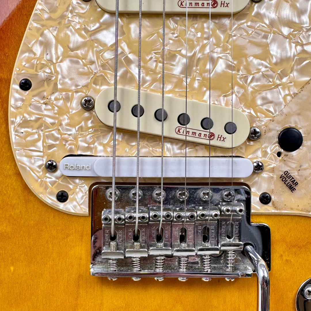 1996 Fender Stratocaster with Roland GK-2 'Roland-Ready' Pickup Electric Guitar in Sunburst