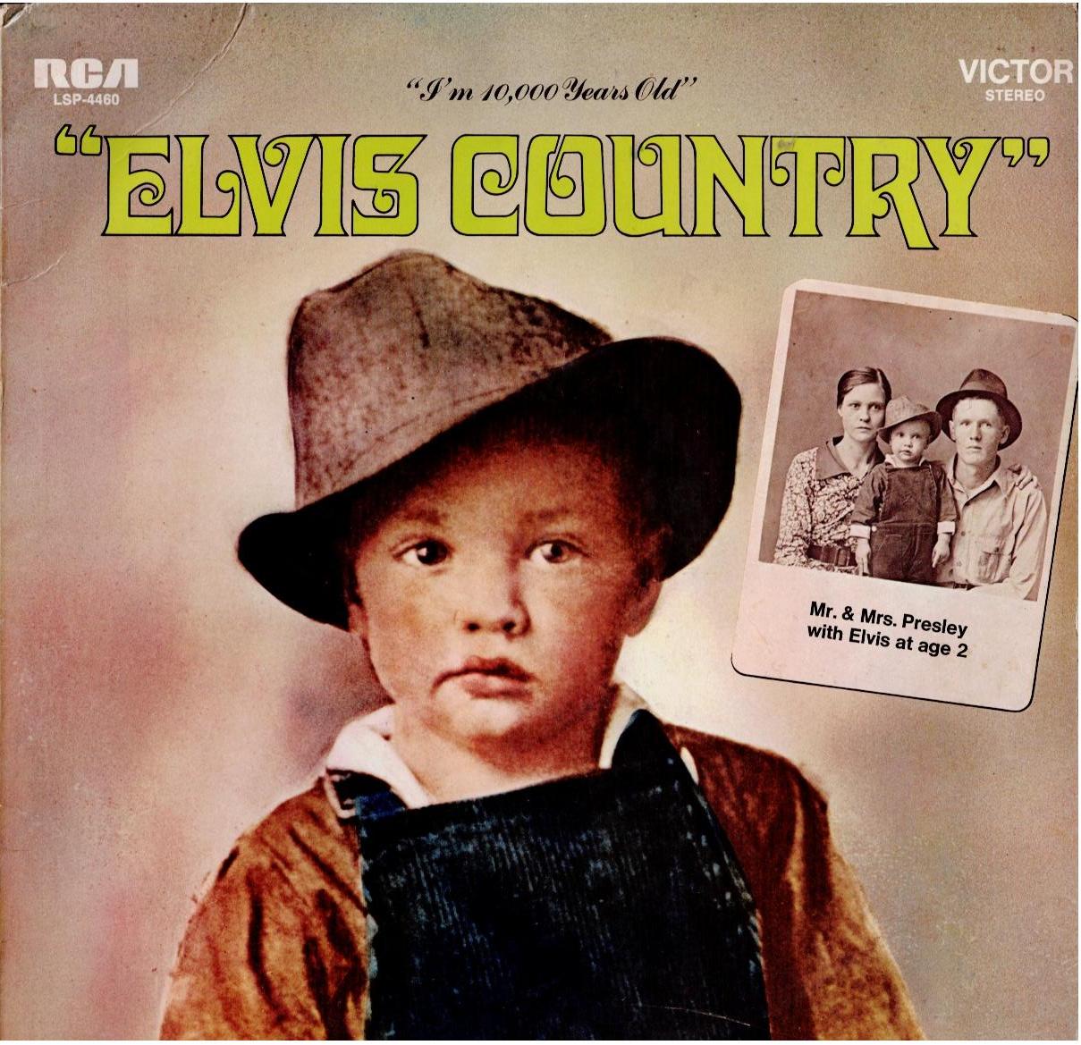 Elvis Presley – Elvis Country (I'm 10,000 Years Old) (Vinyl, LP, Album, Stereo)