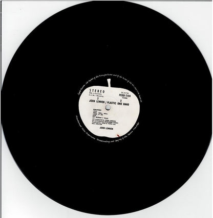 John Lennon & Plastic Ono Band – John Lennon / Plastic Ono Band (Vinyl, LP, Album, Stereo)