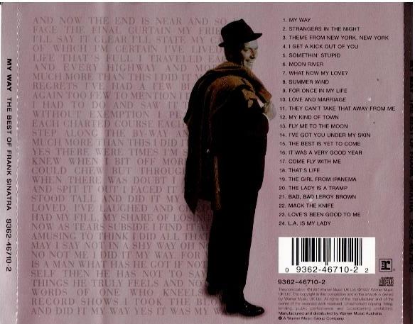 Frank Sinatra – My Way (The Best Of Frank Sinatra) (CD, Compilation, Pink Orange Disc)