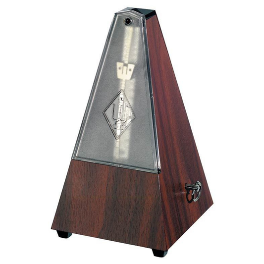 Wittner 810 Series Metronome with Bell in Mahogany Grain Finish