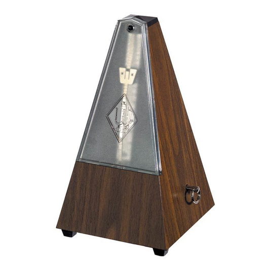 Wittner 810 Series Metronome with Bell in Walnut Grain Finish