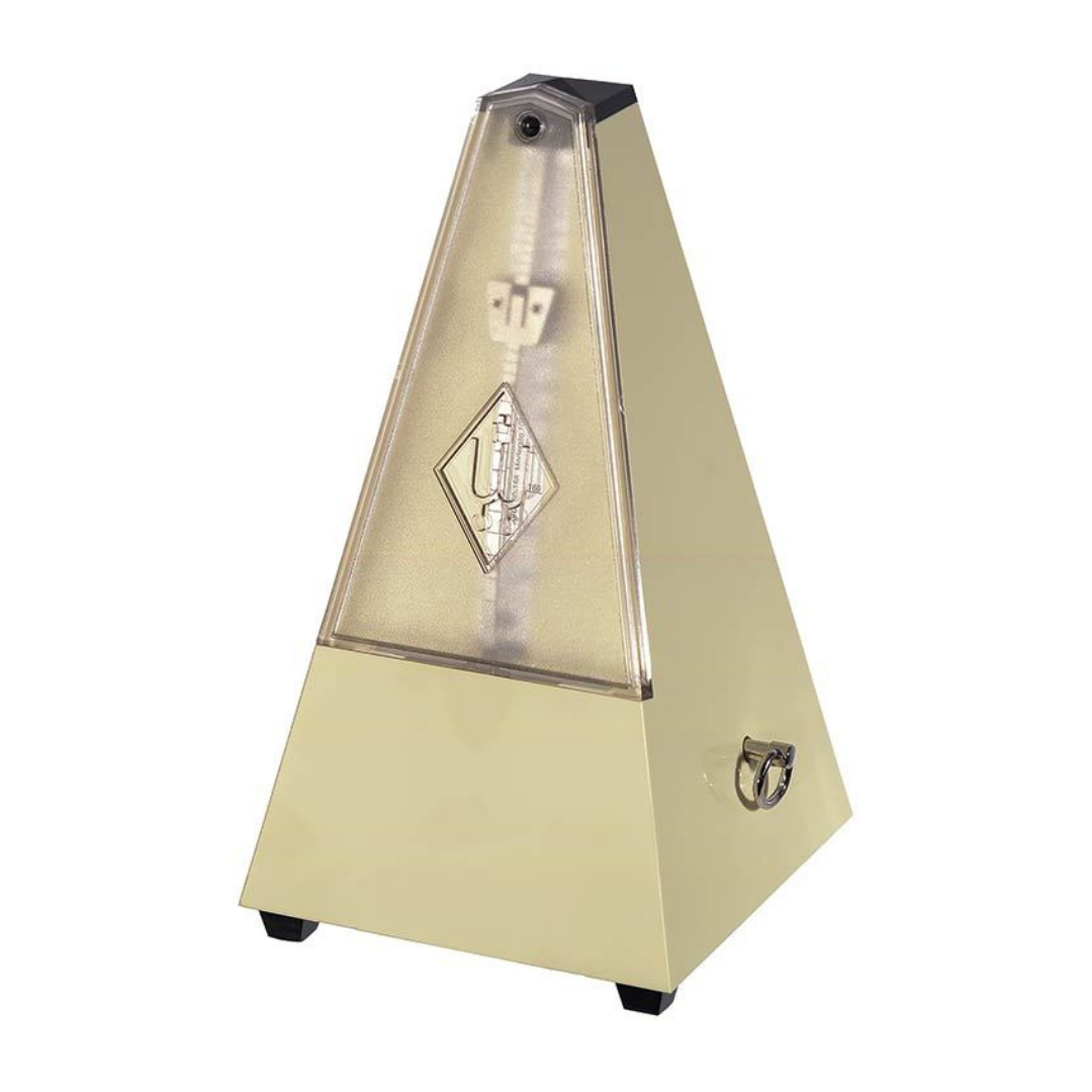 Wittner 810 Series Metronome with Bell in Ivory Finish