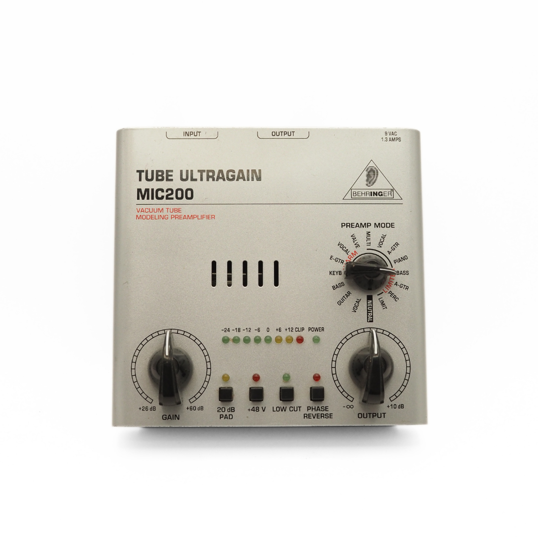 Behringer MIC200 Tube Ultragain Microphone & Instrument Preamp