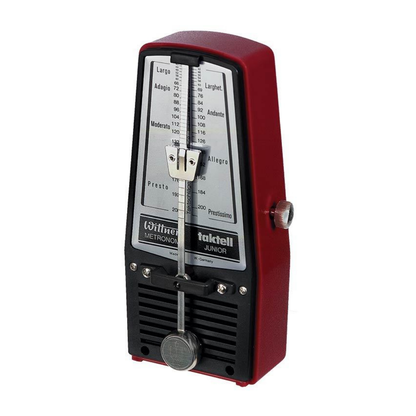 Wittner Taktell Junior Series Metronome in Ruby Colour