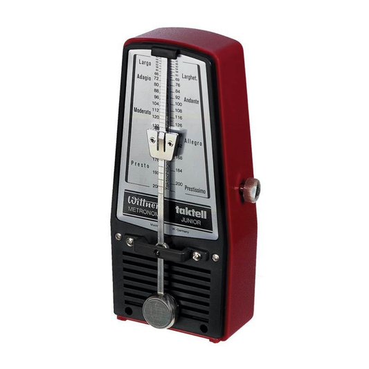 Wittner Taktell Junior Series Metronome in Ruby Colour